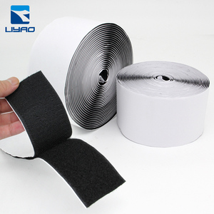 Ruban auto-adhésif à boucles et crochets personnalisé avec logo, 16 mm * 25 mètres, meilleur prix, double face, forte viscosité, produit d'usine - Product Image 1