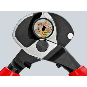 กรรไกรตัดสาย Knipex ที่มีด้ามจับหุ้มฉนวนสำหรับตัดสายทองแดงและอลูมิเนียมขนาด500มม - Product Image 2