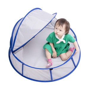 Tienda portátil al aire libre para bebé, malla transpirable, verde, sin humo, mosquitera para bebé, puede doblar la protección UV - Product Image 2