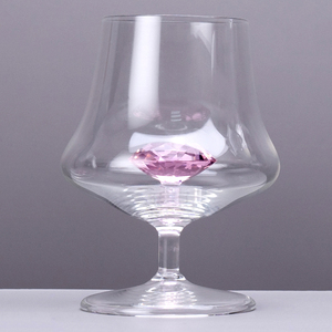 Vente <span class=keywords><strong>de</strong></span> cave gobelets en verre à motifs <span class=keywords><strong>de</strong></span> raisin rouge sur mesure matériau à haute teneur en borosilicate diamants incrustés transparents - Product Image 4