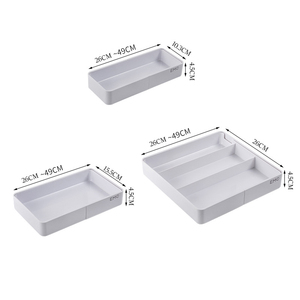 GREENSIDE Cloison réglable en plastique pour tiroir de bureau Commodément divisé Compartiments pour la cuisine Boîte de rangement évolutive - Product Image 6