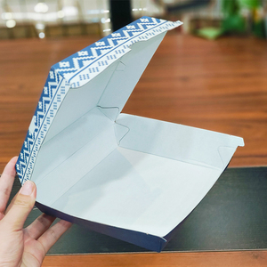Contenitori di Carta Usa e Getta per Alimenti, Scatole per Hamburger da Asporto, Confezioni Personalizzate per Hamburger - Product Image 2