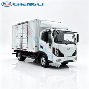 รถบรรทุกขนาดเล็ก CLW ขับเคลื่อน 4x2 เครื่องยนต์ดีเซล ตัวถังแบบตู้บรรทุก ขนาด 1-10 ตัน สำหรับขนส่งโลจิสติกส์ เกียร์ธรรมดา แถวเดียว - Product Image 3