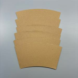 Bols en papier ronds jetables de qualité alimentaire avec couvercles pour usage commercial, style uni beige - Product Image 4