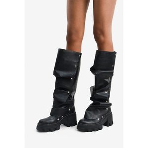 Botas De Knee HIgh Newest Sepatu Stiletto Heel Ladies Fashion <b>Boots</b> for Woman - Product Image 3