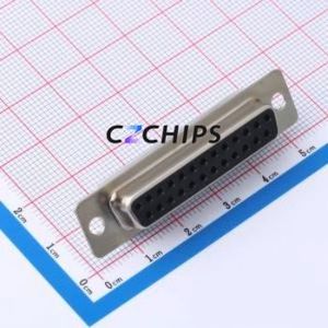 X0125FT7B1 D-Sub/VGA Connector DIP Connector ( Connector Type: Standard D-Sub )( Gender: Female )( Total Number of PINs: 25P ) - Product Image 1