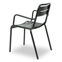 Métal de haute qualité Hôtel Patio Meubles de jardin en plein air Bistro Restaurant Meubles Café Salle à manger Chaise Fauteuil à vendre