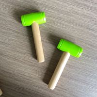 Marteaux jouets, marteaux en bois, faux outils d'entretien en plastique de simulation pour fournitures de fête d'anniversaire