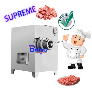 Baiyu Multi function Sus304 Stainless Steel Meat Processing Machinery Frozen Meat Grinder Mincer Meat Product Making Machines