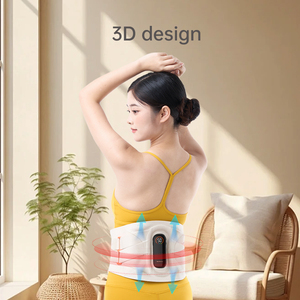 Ceinture de Massage Lombaire Chauffante, Support Dorsal Élastique, Ceinture de Sport Électrique à Lumière Rouge avec Vibration pour Perte de Poids et Modelage Corporel - Product Image 3