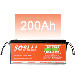 Güneş pili 12V 200Ah lityum pil 12V Lifepo4 pil 12V Lifepo4 Lifepo4 pil lityum pil güneş sistemleri için 12V - Product Image 1