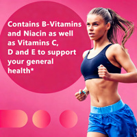 OEMODM Multivitamine Gummies voor Vrouwen Vitamine C D E Biotine Foliumzuur Huidondersteuning en Immuunondersteuning Dagelijkse Voedingssupplement