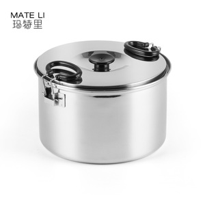 Ensemble de cuisine de camping Batterie de cuisine <span class=keywords><strong>Kit</strong></span> de gâchis avec sac de rangement Casserole et théière Accessoires de camping - Product Image 3