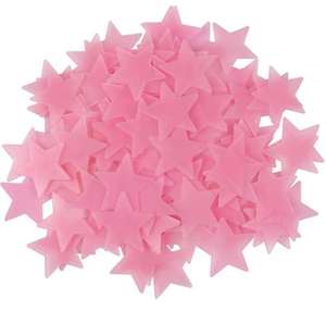 Decoración en Oferta, 100 Piezas/Paquete, Pegatinas de Pared con Estrellas Luminosas Fluorescentes que Brillan en la Oscuridad para Habitaciones Infantiles - Product Image 6