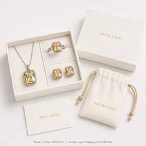 Ensemble de bijoux géométriques pour femmes, boucles d'oreilles, bague et collier - Product Image 5