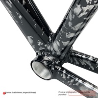 Cadre de vélo à pignon fixe en alliage d'aluminium authentique Tsunami TSUNAMI Speedani SNM100 pour vélo de route 700C, léger et haute résistance