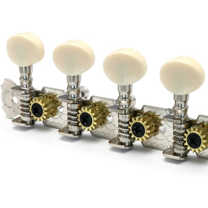Clavijas de afinación de guitarra acústica de <span class=keywords><strong>12</strong></span> <span class=keywords><strong>cuerdas</strong></span> cromadas 6L 6R al por mayor, cabezales de máquina de mandolina con un solo orificio - Product Image 4
