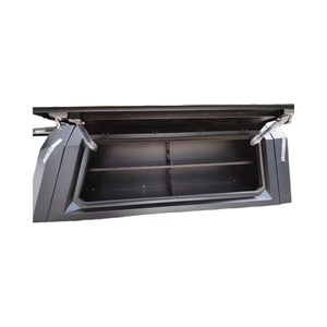 Système de cuisine de camion de luxe pliable avec couvercle supérieur rigide et boîte de rangement en acier en aluminium durable conception de tente de voiture - Product Image 1