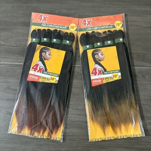 Factory Price 38Inch 4X Pre-stretched <strong>Braiding</strong> <strong>Hair</strong> Looks Natural Heat Resistant Crochet YakiHair Suitable for Women of <strong>All</strong> Ages - Product Image 4