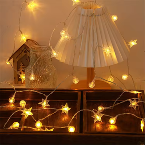 <span class=keywords><strong>Luces</strong></span> <span class=keywords><strong>de</strong></span> Cadena <span class=keywords><strong>de</strong></span> Estrella <span class=keywords><strong>de</strong></span> Navidad LED RGB IP44 Alimentadas por Batería <span class=keywords><strong>con</strong></span> Diseño <span class=keywords><strong>de</strong></span> Iluminación y Circuitos para Decoración <span class=keywords><strong>de</strong></span> Interiores/Exteriores - Product Image 2
