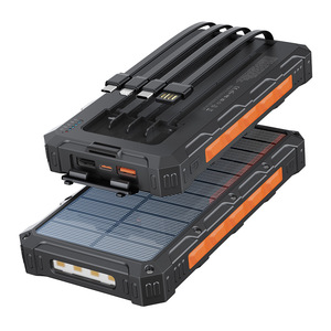 Banco de Energía Solar de Iones de Litio de Cuatro Cables con Certificación UL2056/CE/UKCA/RoHS/FCC, Carga Rápida, 20000mAh - Product Image 5