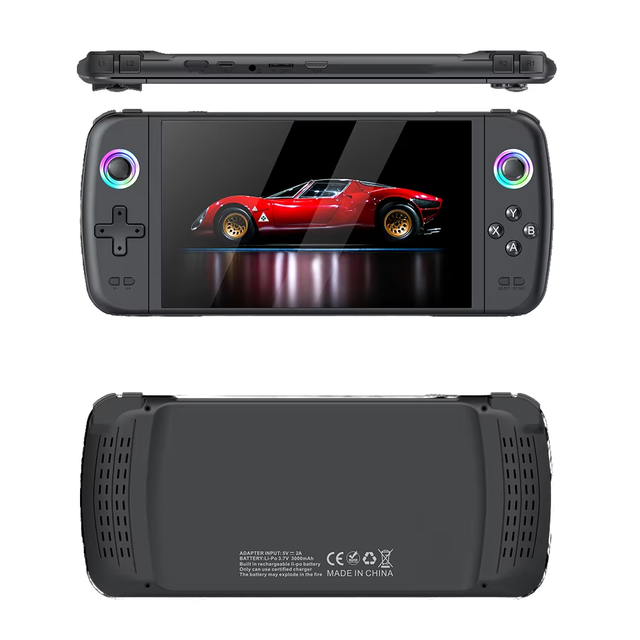 2026 7.0 Inch Touch Screen Handheld Game Console Linux 64GB Retro Video Game Player 4K HD Portable Gaming Device