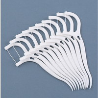Boîte en plastique portable avec logo OEM pour fil dentaire, conteneur pour cure-dents, rangement pour le nettoyage des dents, soins bucco-dentaires avec cure-dents en fil dentaire