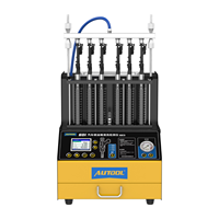 Máquina Limpiadora y Probador de Inyectores de Combustible de 6 Cilindros Autool CT500 GDI/EFI/FEI Herramienta de Diagnóstico y Analizador para Automóviles y Motocicletas