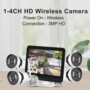 5MP 4CH an ninh thông minh IP LCD CCTV <span class=keywords><strong>Camera</strong></span> Set NVR <span class=keywords><strong>Kit</strong></span> hệ thống giám sát wifi không dây Home <span class=keywords><strong>Camera</strong></span> Hệ thống an ninh - Product Image 3