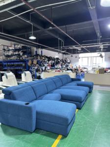 أريكة قسم قابلة للتعديل لغرفة المعيشة تصميم جديد متعدد الوظائف قابلة للطي-أثاث منزلي - Product Image 4