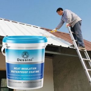 Dessini <span class=keywords><strong>Pintura</strong></span> <span class=keywords><strong>acrílica</strong></span> de aislamiento térmico de goma fría Resistente <span class=keywords><strong>al</strong></span> <span class=keywords><strong>agua</strong></span> Cepillo de protección solar para techo de aceite <span class=keywords><strong>Pintura</strong></span> de enfriamiento aplicable - Product Image 1
