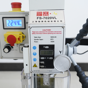 Nouvelle machine de perçage, fraisage et taraudage multifonctionnelle à moteur sans balais 220V haute précision 750W, tour verticale FS-7020VL - Product Image 2