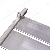 Plaque de refroidissement liquide pour véhicule électrique, technologie de micro-canaux en aluminium extrudé