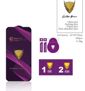 OG ฟิล์มกระจกนิรภัยป้องกันเต็มรูปแบบ, ป้องกันหน้าจอแบบคงที่สำหรับ iPhone 17 PRO <span class=keywords><strong>MAX</strong></span> 13 15 16 17 Air - Product Image 6