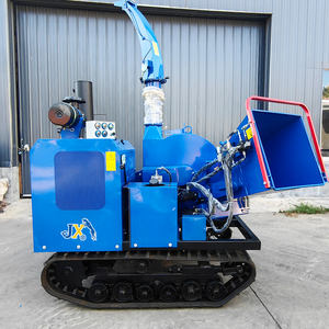 Florestal Grande Capacidade Diesel 40hp 50hp 80hp 100hp Tree Wood Chipper Crawler/Wheel Shredder Máquina De Barbear De Madeira Chipper - Product Image 5