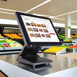 Single Screen 15,6 Zoll Günstige <span class=keywords><strong>Pos</strong></span> System Touchscreen Registrier kasse I5 Retail Restaurant All In One <span class=keywords><strong>Pos</strong></span> <span class=keywords><strong>Terminal</strong></span> Abrechnung maschine - Product Image 1