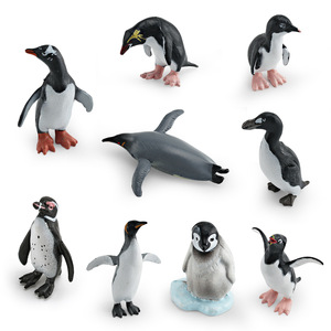 Lelewu simula el modelo de animal polar salvaje Emperador corona vertical Pingüino de <span class=keywords><strong>Humboldt</strong></span> Gran Auk Decoración - Product Image 3