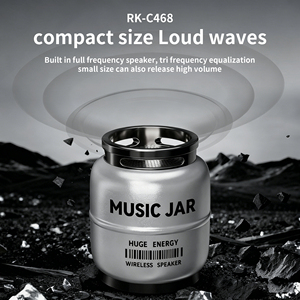 Portable Gas Cylinder Speaker, Mini Wireless <strong>Subwoofer</strong> with LED Light, Outdoor Camping Music Player - Product Image 5