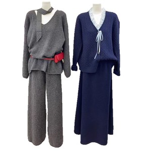 Ensemble tricoté doux et rétro pour <span class=keywords><strong>femme</strong></span>, avec boutons, au-dessus du genou, pour un look jeune et élégant, Nouvelle Collection Hiver 2025, Cardigan et Jupe deux pièces - Product Image 5