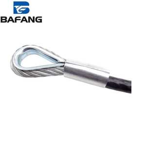 Eslinga de <span class=keywords><strong>cable</strong></span> de acero duradero <span class=keywords><strong>para</strong></span> seguridad, <span class=keywords><strong>cable</strong></span> de acero prensado <span class=keywords><strong>para</strong></span> remolque, grúa, elevación de vehículos, con ojal, punzón y manguito prensado - Product Image 1