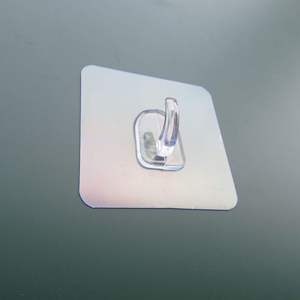 Aoniu Transparent Traceless Strong Adhesive <b>Hook</b> Nail Free Viscose Bearing <b>Wall</b> <b>Stick</b> Plastic Self Adhesive Horn <b>Hook</b> - Product Image 6