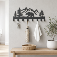 Crochet mural en fer de style minimaliste au design créatif, crochet en T pour entrée, salle de bain, cuisine, rangement