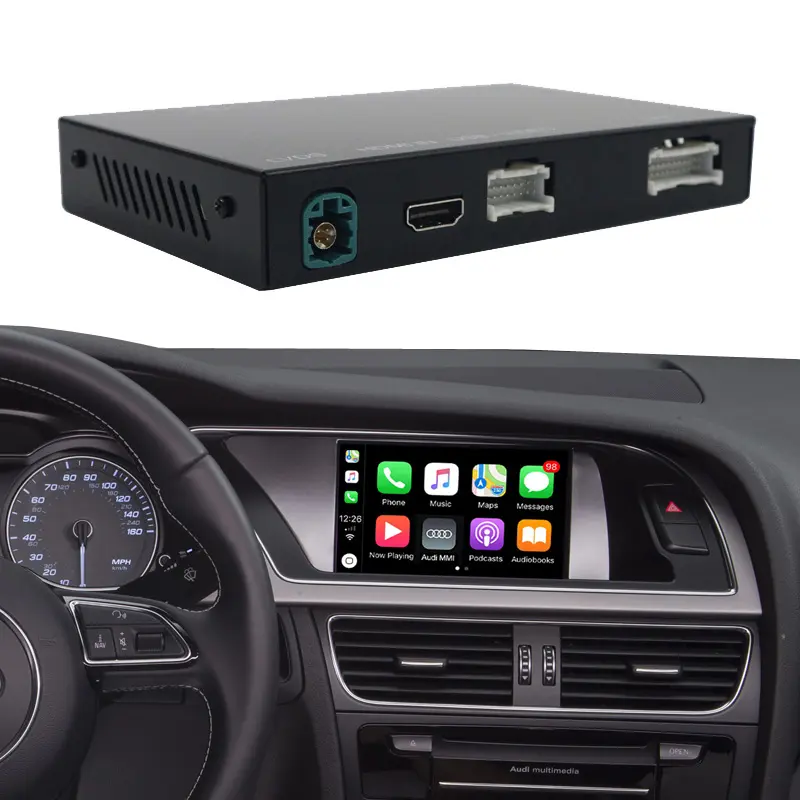 Boîtier sans fil Apple CarPlay/Android Auto, pour Audi A4/A5/Q5/S5/3G/MMI/A6/A7/A3/Q3, adaptateur sans fil