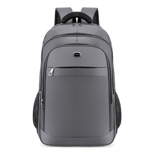 Men's <b>Backpack</b> Lightweight 36-55L Capacity Business Travel Commuting Laptop Bag Gray <b>Black</b> Blue Solid Color - Product Image 1
