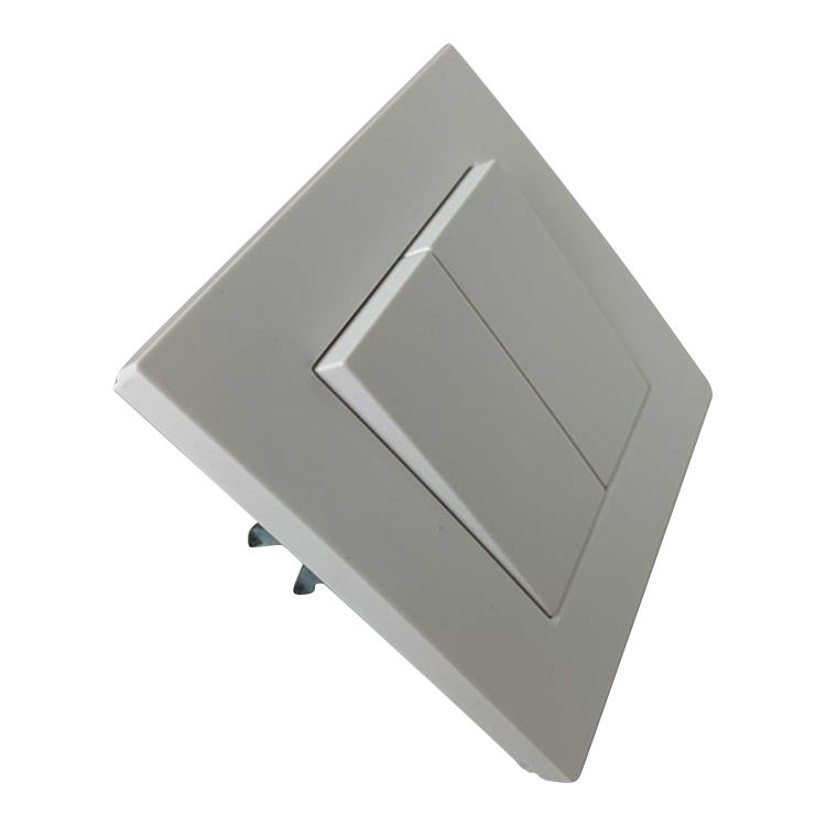 Wholesale Price Russia Style EU Electrical White Color 2 Gang 1 Way 2 Way Light Wall Switch for Home