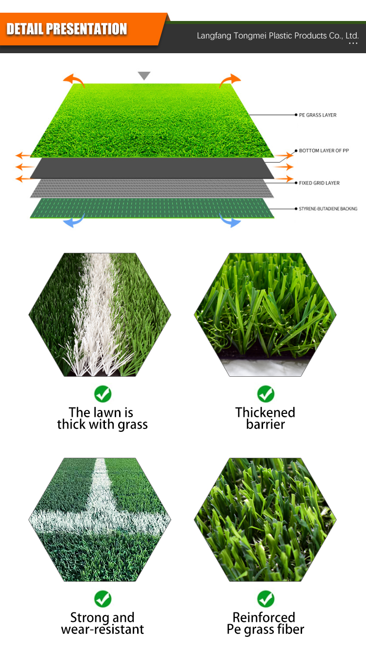 Factory Directly high quality Artificial grass price / for Football Lawn / garden and sports flooring