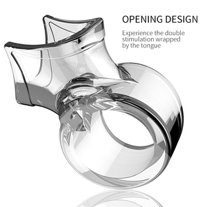 男性大人のいちゃつく大人のおもちゃのための高品質TPE高弾性ペニススリーブ遅延射精ペニスリング - Product Image 3