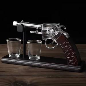 Decantador de licor en forma de pistola <span class=keywords><strong>AK</strong></span> whisky de cristal a granel para decoración del hogar - Product Image 4