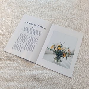 <span class=keywords><strong>Livre</strong></span> à reliure agrafée en couleur avec papier d'art, service de conception personnalisée - Product Image 3