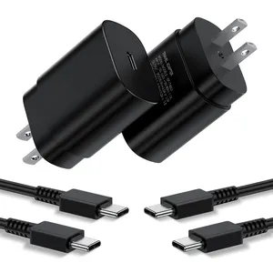 Hot sale super fast for samsung PD 25w fast charger for samsung us uk eu plug 25 watt mobile charger
